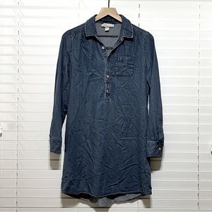 MICHAEL Michael Kors Long Sleeve Denim Mini Dress Size-M